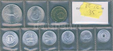 1974. 2f-10Ft 9klf db, szettben T:1