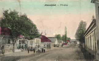 Abaszéplak, Krásna nad Hornádom; Fő utca; Pintér K. felvétele (gyűrött / creases)