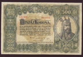 1920. 500K T:restaurált