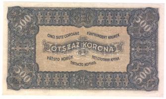 1923. 500K "Magyar Pénzjegy..." T:II