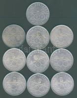 1993. 200Ft Ag "MNB" (10x) T:BU, BUex