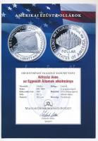 Amerikai Egyesült Államok 1987S 1$ Ag "Alkotmány 200. évfordulója" tanúsítvánnyal T:PP
US...