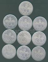 1994. 200Ft Ag "Deák" (10x) T:BU, BUex