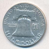 Amerikai Egyesült Államok 1962D 1/2$ Ag "Benjamin Franklin" tanúsítvánnyal T:2
USA 1962D ...