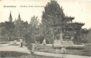 Szombathely, Kálvária, Szent István park, kiadja a Dukesz Jenő papíráruház (EK)