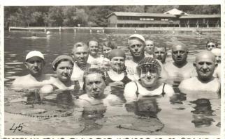 1939 Hévíz, Fürdőzők, photo