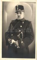 1941 Dr. Sárossy Endre tiszti egyenruhában, F. Kovács Ferenc szentesi fényképész műtermében / Hungarian officer, photo