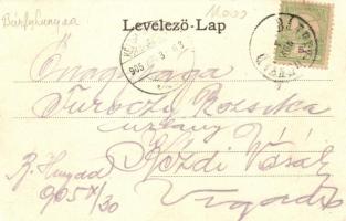 Bánffyhunyad, Huedin; Kalotaszegi lakadalmi csetenyés szekér, folklór, kiadja Csoma Sándor / traditi...