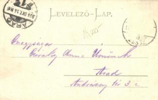 Gyulafehérvár, Alba Iulia; Lorber Hungária étterem, belső, az személyzet és vendégek, kiadja Weisz B...