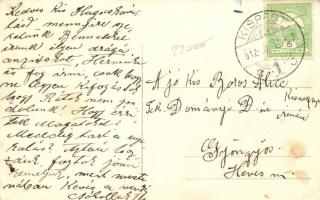 Budapest XIX. Kispest, Üllői út, villamos vasútállomás 27-es sorszámú villamossal (EK)