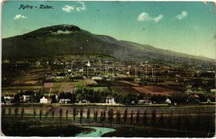 Nyitra, Nitra; Látkép a Zobor heggyel / general view with mountain (EK)