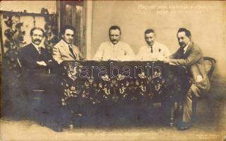 1917 Magyar szocialisták küldöttsége a stockholmi békekonferencián