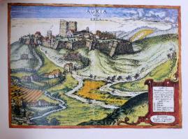 Régi magyar várak. Pápa, Inferioris Hungaria Oppidum. Kiadói kartonált kötés, színes képekkel illusz...