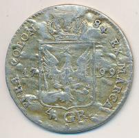 Német Államok / Poroszország 1799A 4g Ag "III. Frigyes Vilmos" (5,11g) kopott aranyozással...