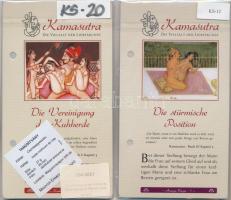 DN "Kámaszutra" 4db klf aranyozott Cu multicolor érem, német nyelvű leírással, tanúsítvánn...