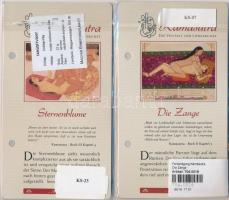 DN "Kámaszutra" 4db klf aranyozott Cu multicolor érem, német nyelvű leírással, tanúsítvánn...