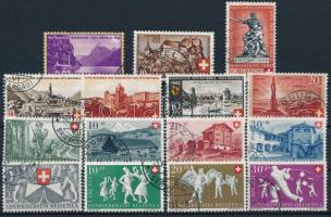 1938-1952 Pro Patria 15 stamps, 1938-1952 Pro Patria 15 klf bélyeg