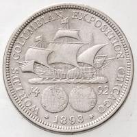 Amerikai Egyesült Államok 1893. 1/2$ Ag "Kolombusz Kristóf" T:2,2-
USA 1893. 1/2 Dollar A...
