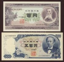 Japán 1951-53. 100Y + 500Y T:I