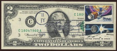 USA 1976. 2$ bélyeges bankjegy T:I