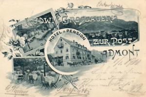 Admont Ludwig Grossauer`s Hotel "zur Post" 1900