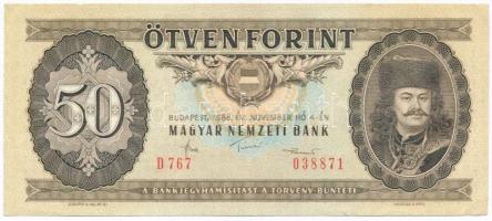 1969. 50Ft (2x) + 1980. 50Ft + 1986. 50Ft (2x) T:I-,II,III szép papír