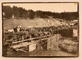 1915 Korps Hofmann, katonai tábor, fotó az I. világháborúból, 13x17 cm / Korps Hofmann, photo from the world war I, 13x17 cm