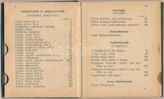 1940 Dr. Vámossy Zoltán (szerk.): Formulae Normales. Szabványos vényminták. Budapest, 1940, Magyaror...