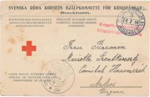 1916 Svéd Vöröskereszt háborús keresőlevele eltűnt után