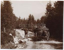 cca 1900 Tátra, Vysoké Tatry; 5 db fotó 8×11 cm