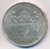 1939. 5P Ag "Horthy balra" T:2 kis ph.
Adamo P8.2