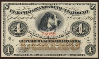 Argentína/Garbino 1869. 4RB T:I