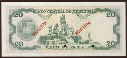 Venezuela 1979. 20B "MUESTRA 000" (Minta) T:I