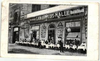 Rome, Roma; Gambrinus Halle, magyar sörház, vendéglő / Hungarian beer house, restaurant (EB)