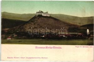 Krasznahorkaváralja, Krásnohorské Podhradie; Vár, kiadja Pauchly Nándor / castle (EK)