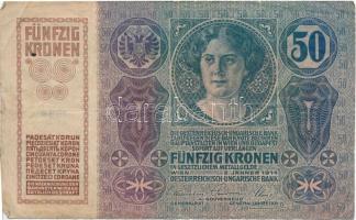 1912. 100K piros "Deutschösterreich" felülbélyegzéssel + 1914. 50K (2x) egyik piros "...