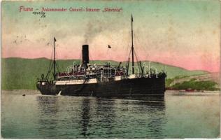 Fiume, Cunard Line SS Slavonia (fl)