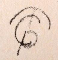 Molnár C. Pál (1894-1981): Ébredés, ofszet-karton, 29,5×21 cm