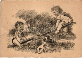 Children on seesaw (EK)