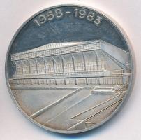 Ausztria 1983. "25 éves a Wiener Stadthalle" jelzett Ag emlékérem (24,85g/0.900/37mm) T:2(...