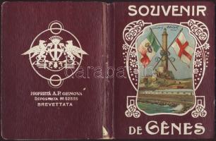 1920 Genova képes füzet 20 képpel+térképpel