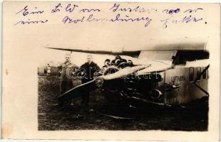 Crashed Lufthansa Focke Wulf A-38 Möwe aeroplane, photo