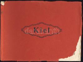 1910 Kiel képes füzet 18 képpel (sérült borító)