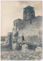 cca 1910 A trencséni vár nagy tornya eredeti fotó 12x17 cm