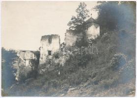 cca 1910 A Szkalkai-apátság (Trencsén megye) tornyai eredeti fotó 12x17 cm