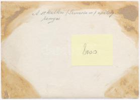 cca 1910 A Szkalkai-apátság  (Trencsén megye) tornyai eredeti fotó 12x17 cm