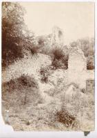 cca 1910 A Szkalkai-apátság (Trencsén megye) tornyai eredeti fotó 12x17 cm (sarkán kis hiány)