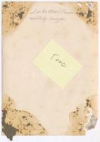 cca 1910 A Szkalkai-apátság  (Trencsén megye) tornyai eredeti fotó 12x17 cm (sarkán kis hiány)