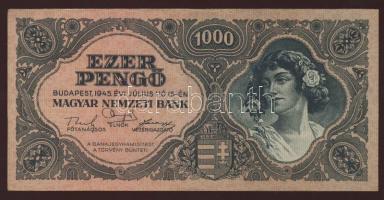 1945. 1000P (4x) mind klf színárnyalatban! T:I