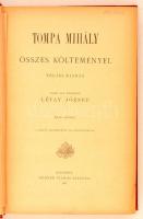 Tompa Mihály összes költeményei I-IV. kötet. Sajtó alá rend. Lévay József. Rendezték barátai Arany J...